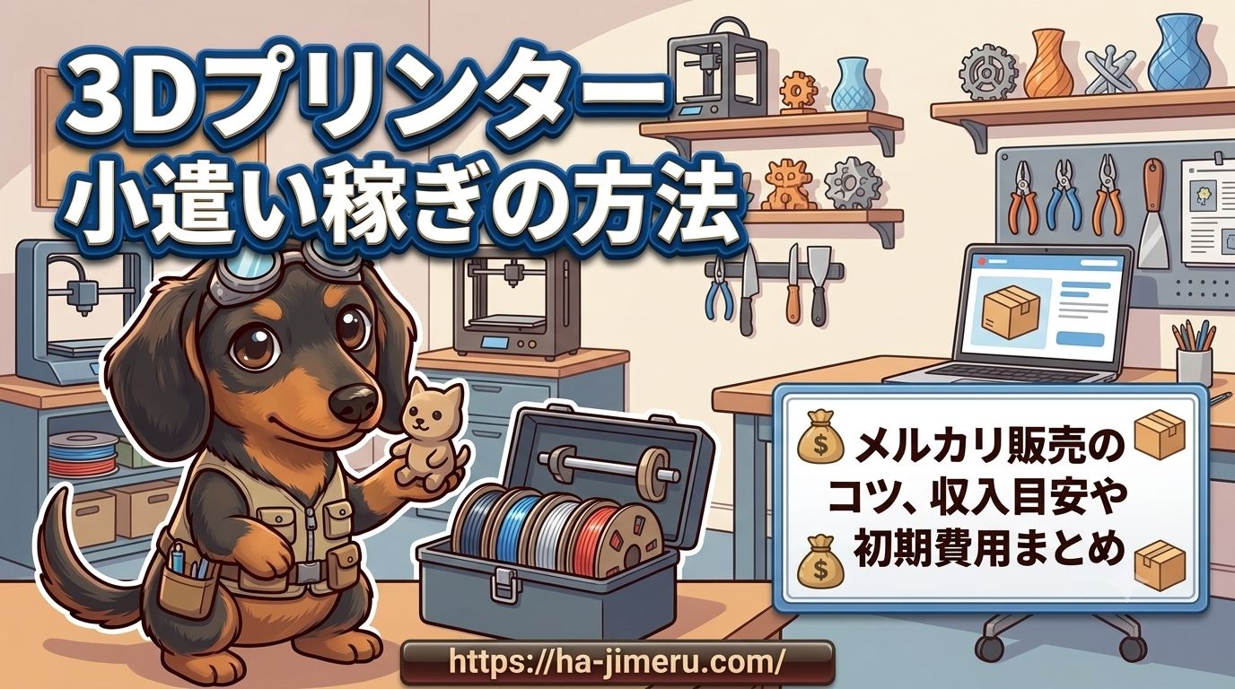 3Dプリンター 小遣い稼ぎ