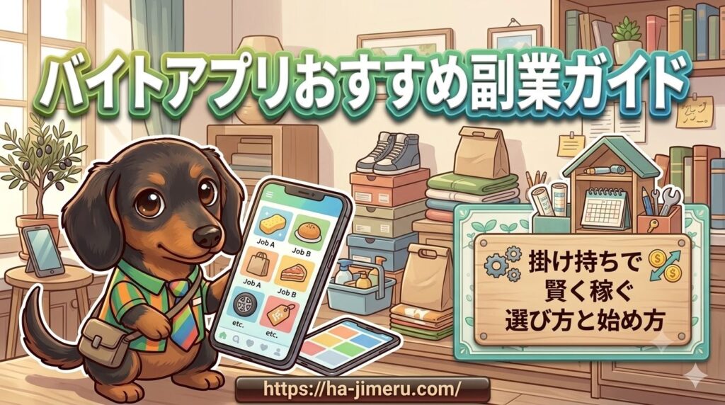 バイトアプリ おすすめ 副業