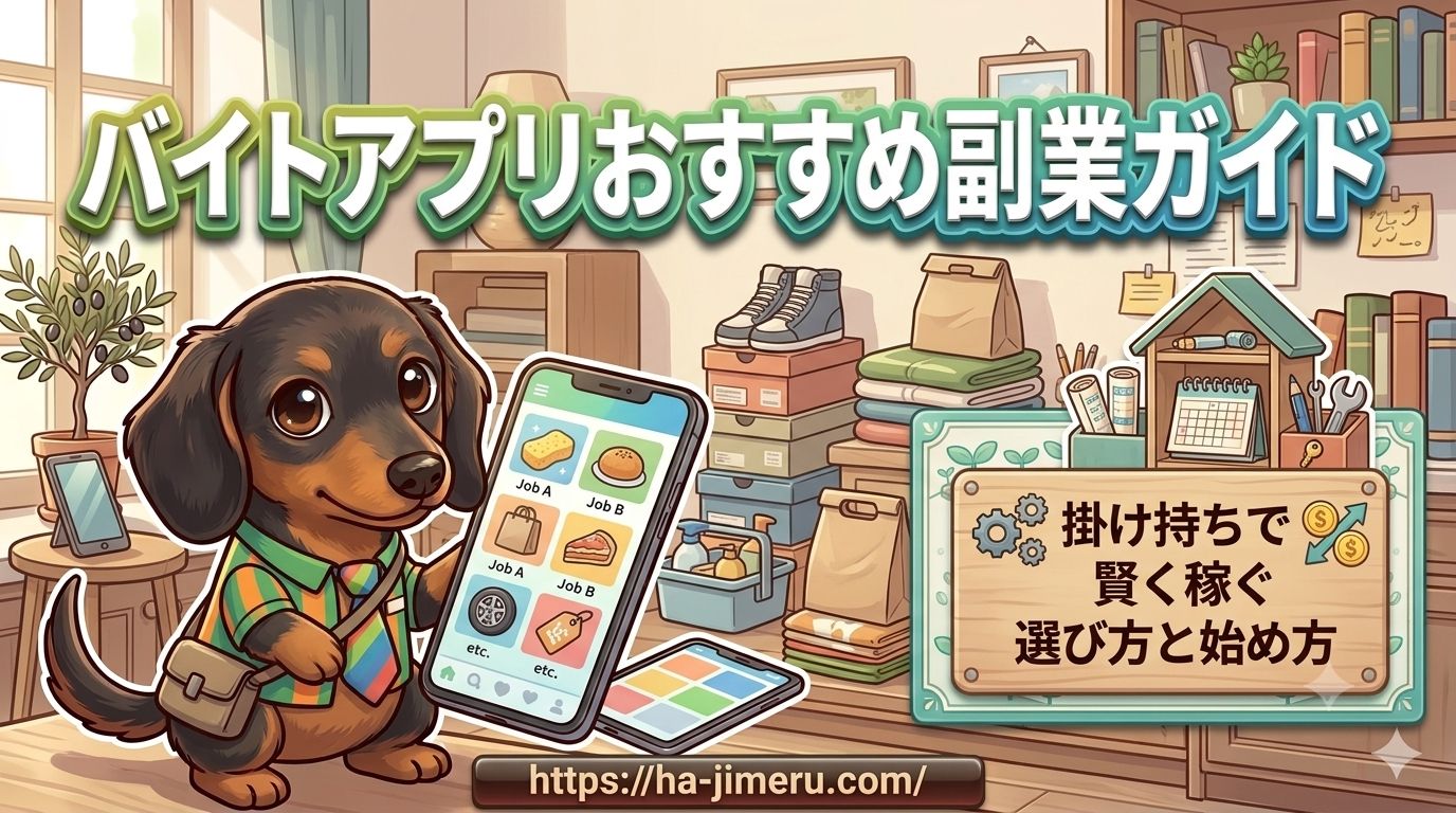 バイトアプリ おすすめ 副業