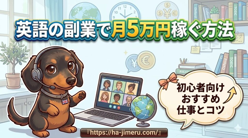 英語 副業 月5万