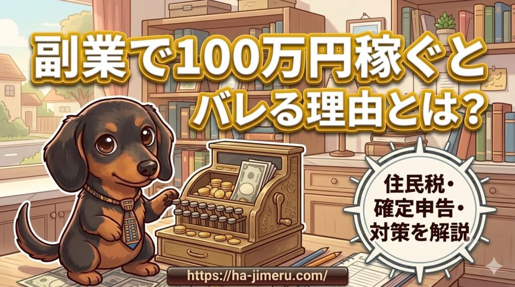 副業 100万 バレる