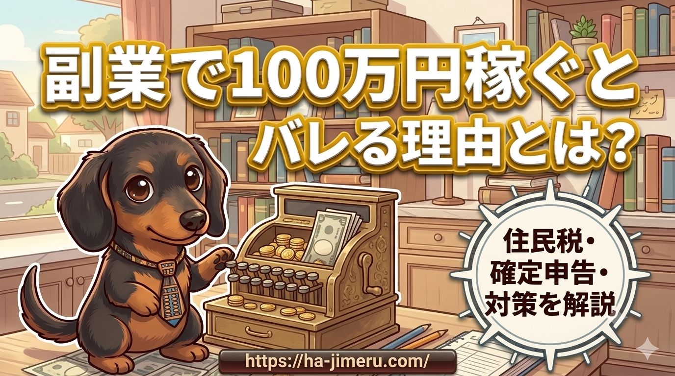 副業 100万 バレる