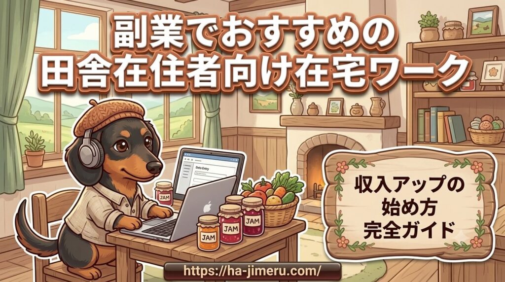 副業おすすめ田舎