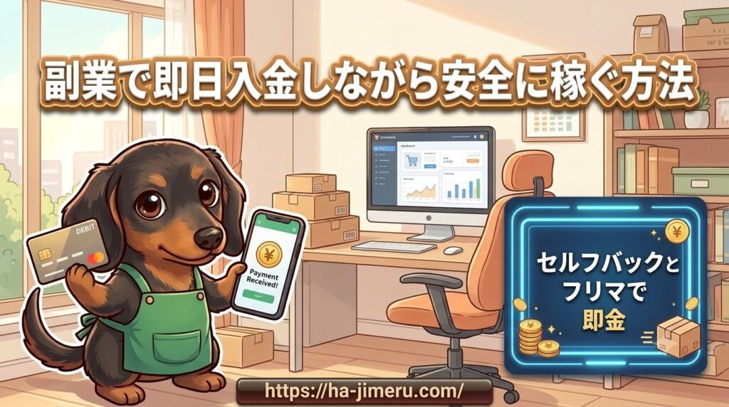副業 即日入金 安全