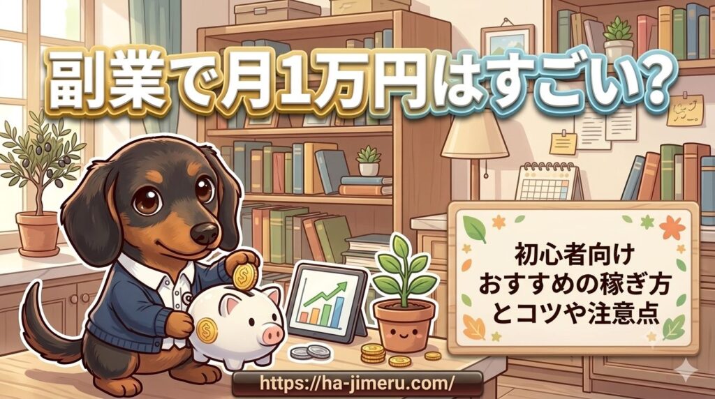 副業 月1万 すごい