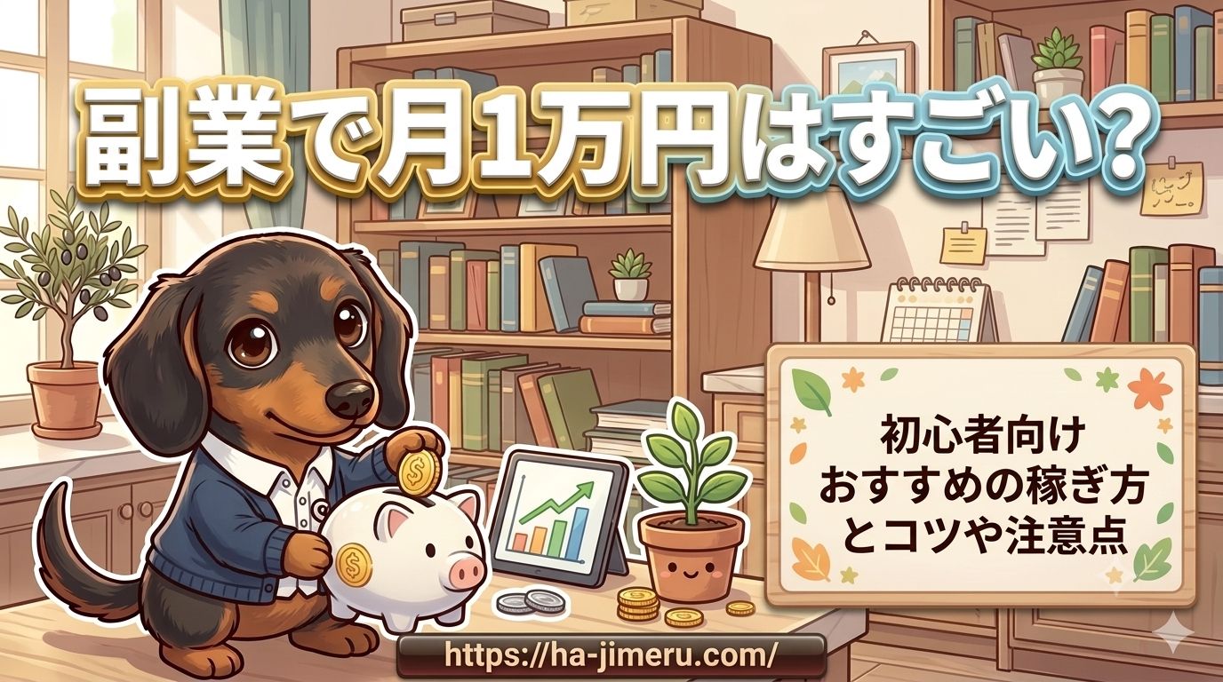 副業 月1万 すごい