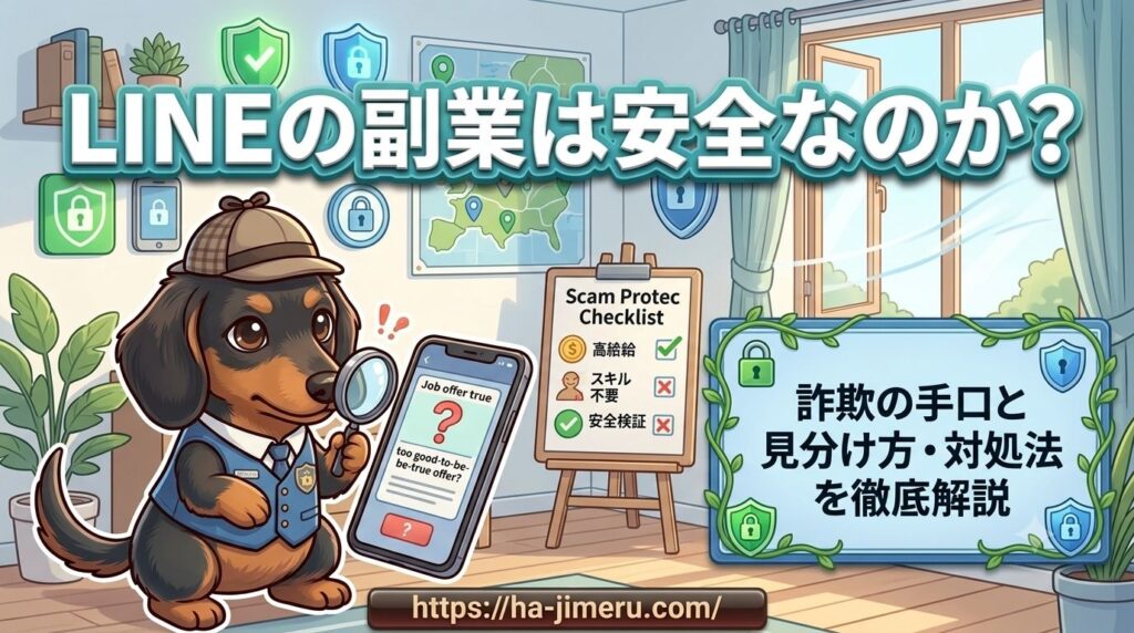 LINEで副業は安全か