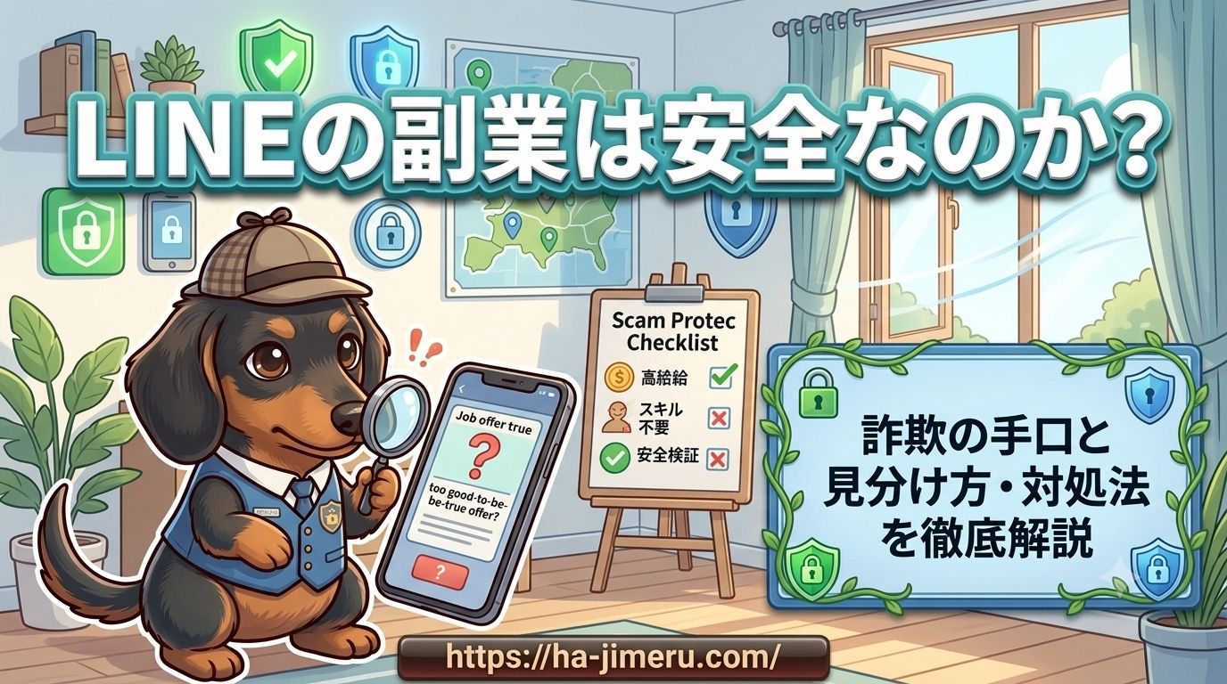 LINEで副業は安全か