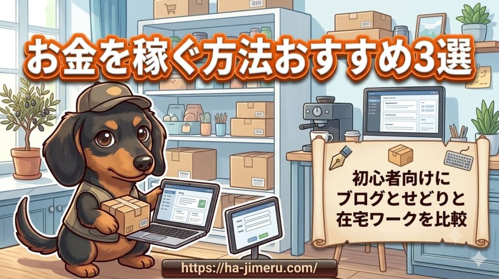 お金を稼ぐ方法おすすめ３選