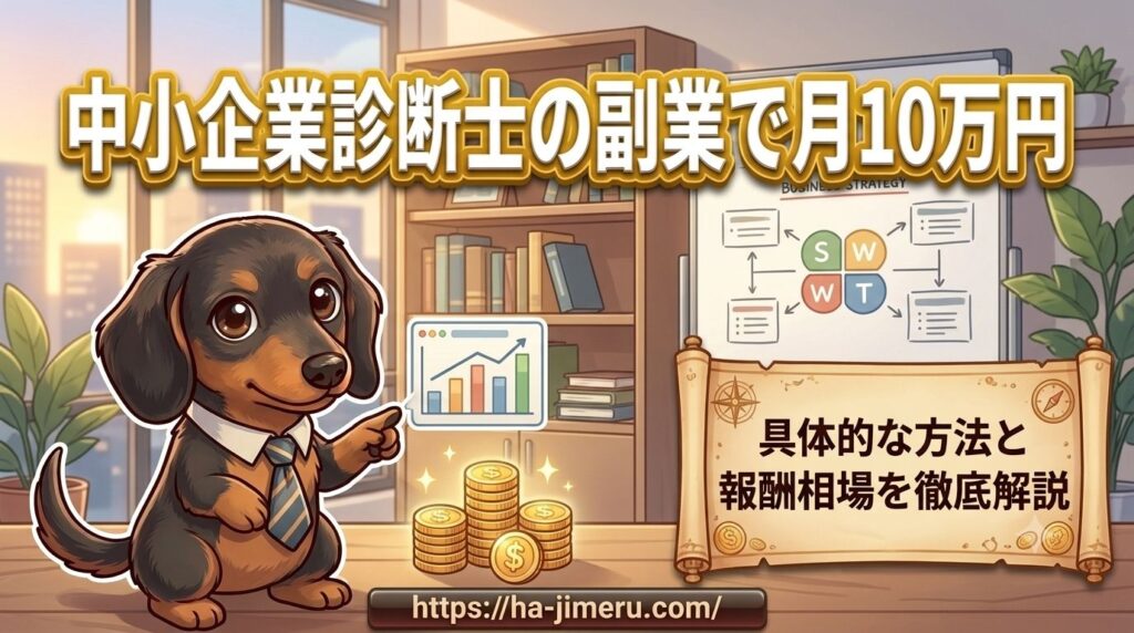 中小企業診断士 副業 月10万