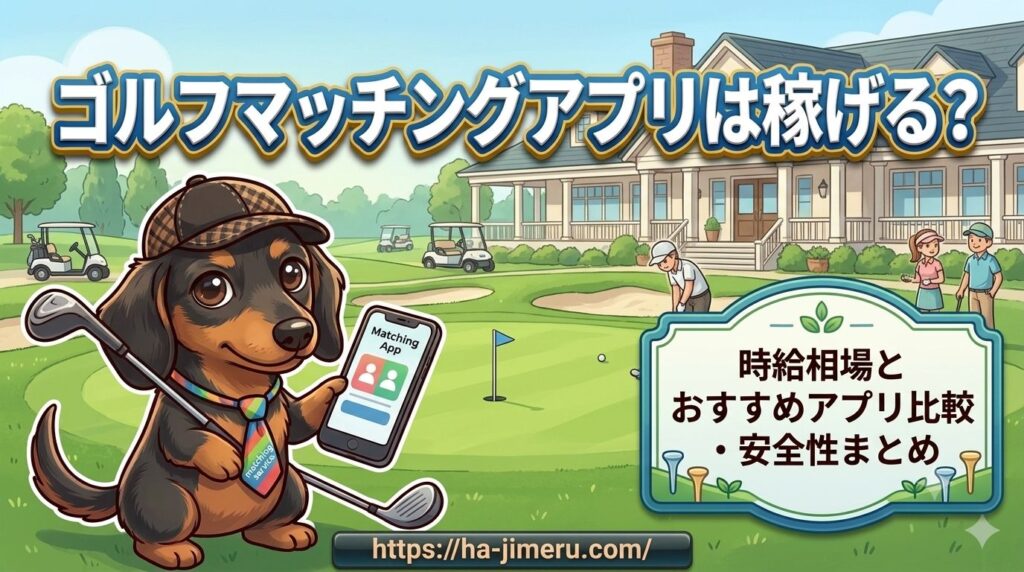 ゴルフマッチングアプリ稼げる