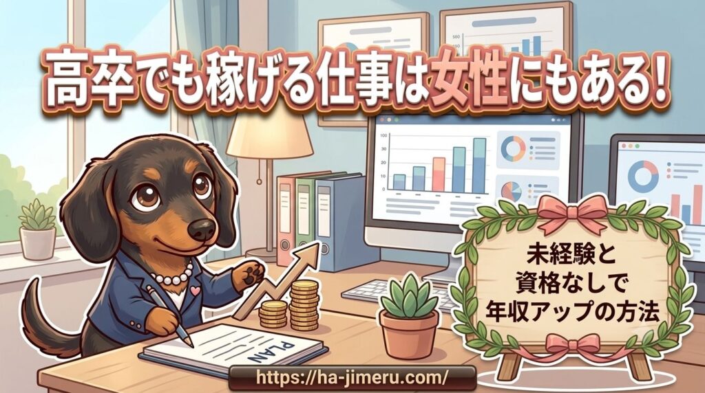 高卒でも稼げる仕事女