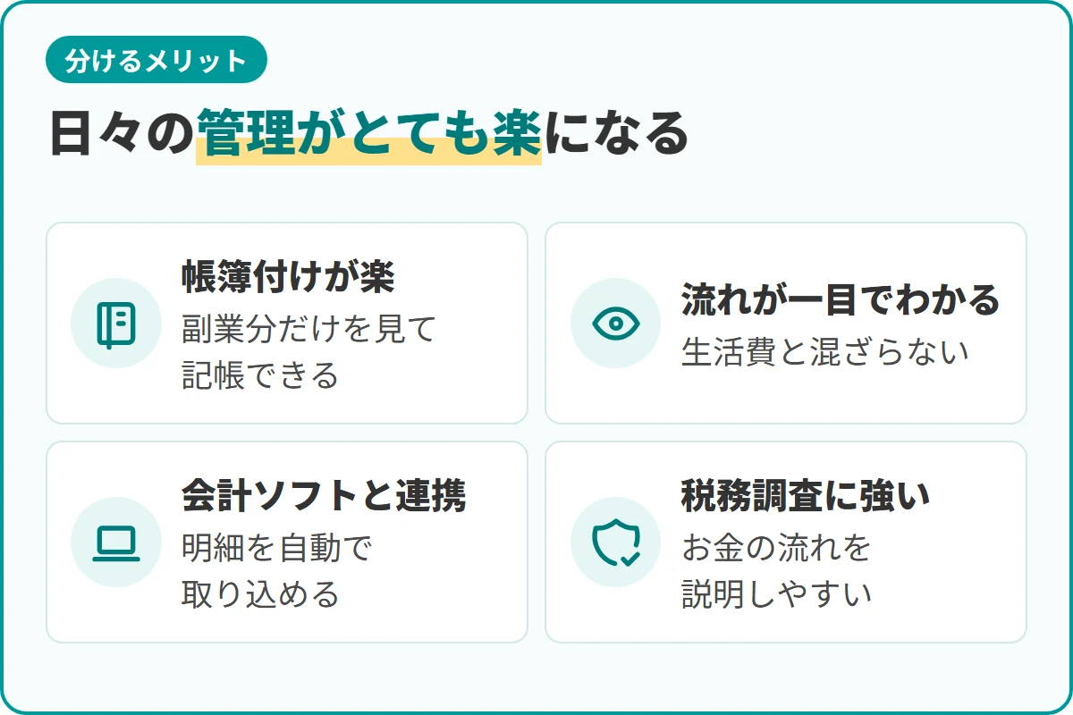 日々の管理がとても楽になる